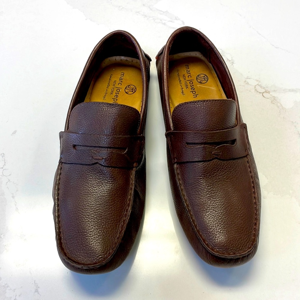MARC JOSEPH NEW YORK MENS LOAFER SIZE 11 COLOR BROWN